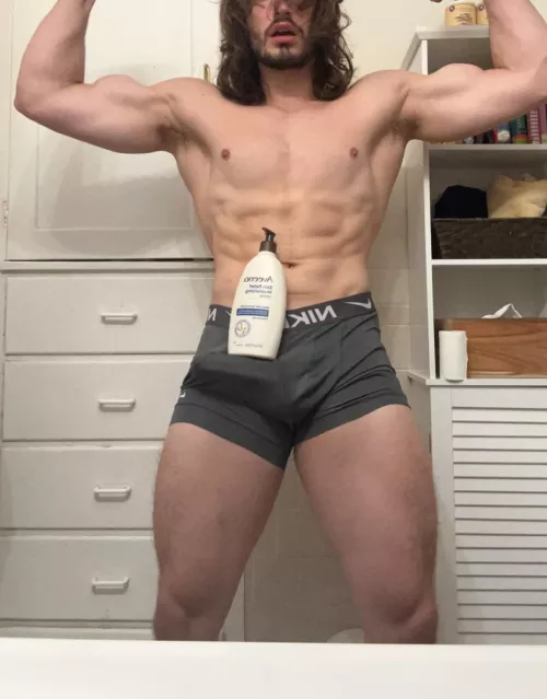 My legs always have been my strongest muscles… all three of em 😜😈 by Intelligent_Back2243