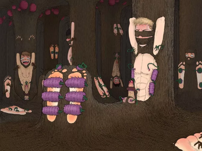 The tickle forest 💜 by bigkerald