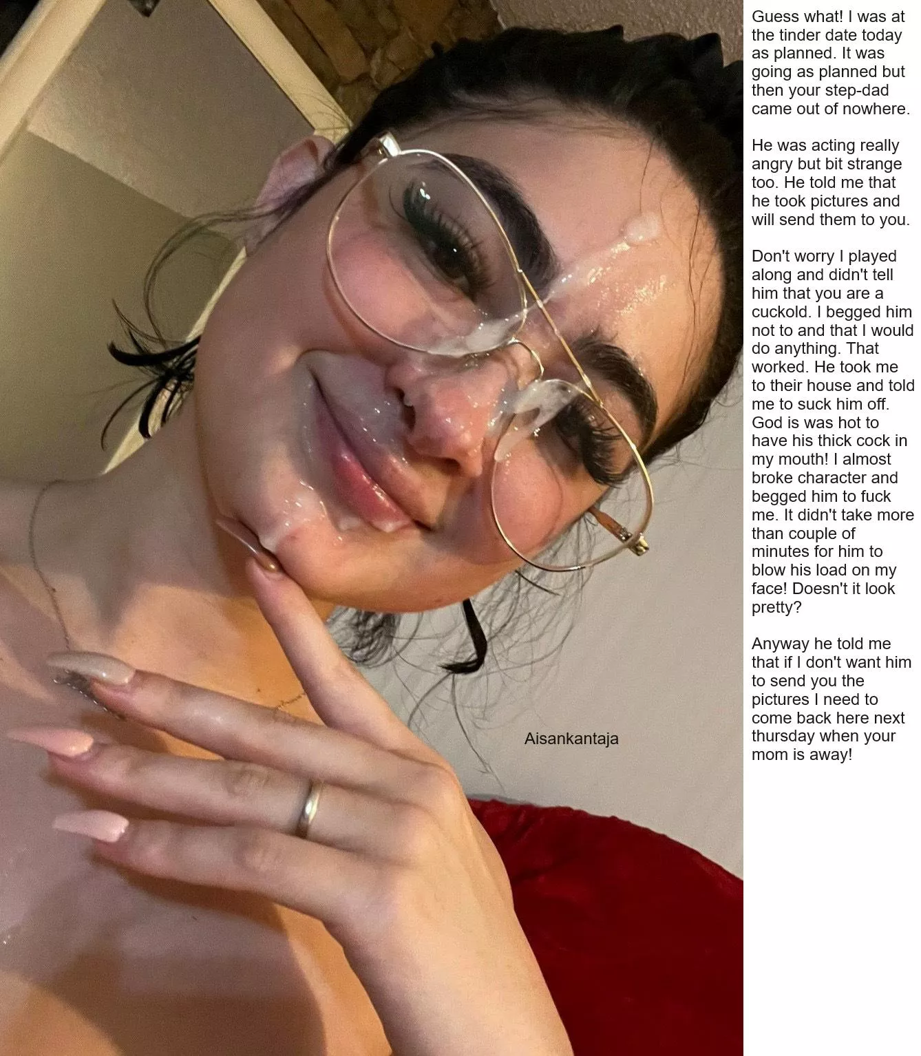 Your wife was supposed to have regular hook up. Turned out way better! posted by Aisankantaja