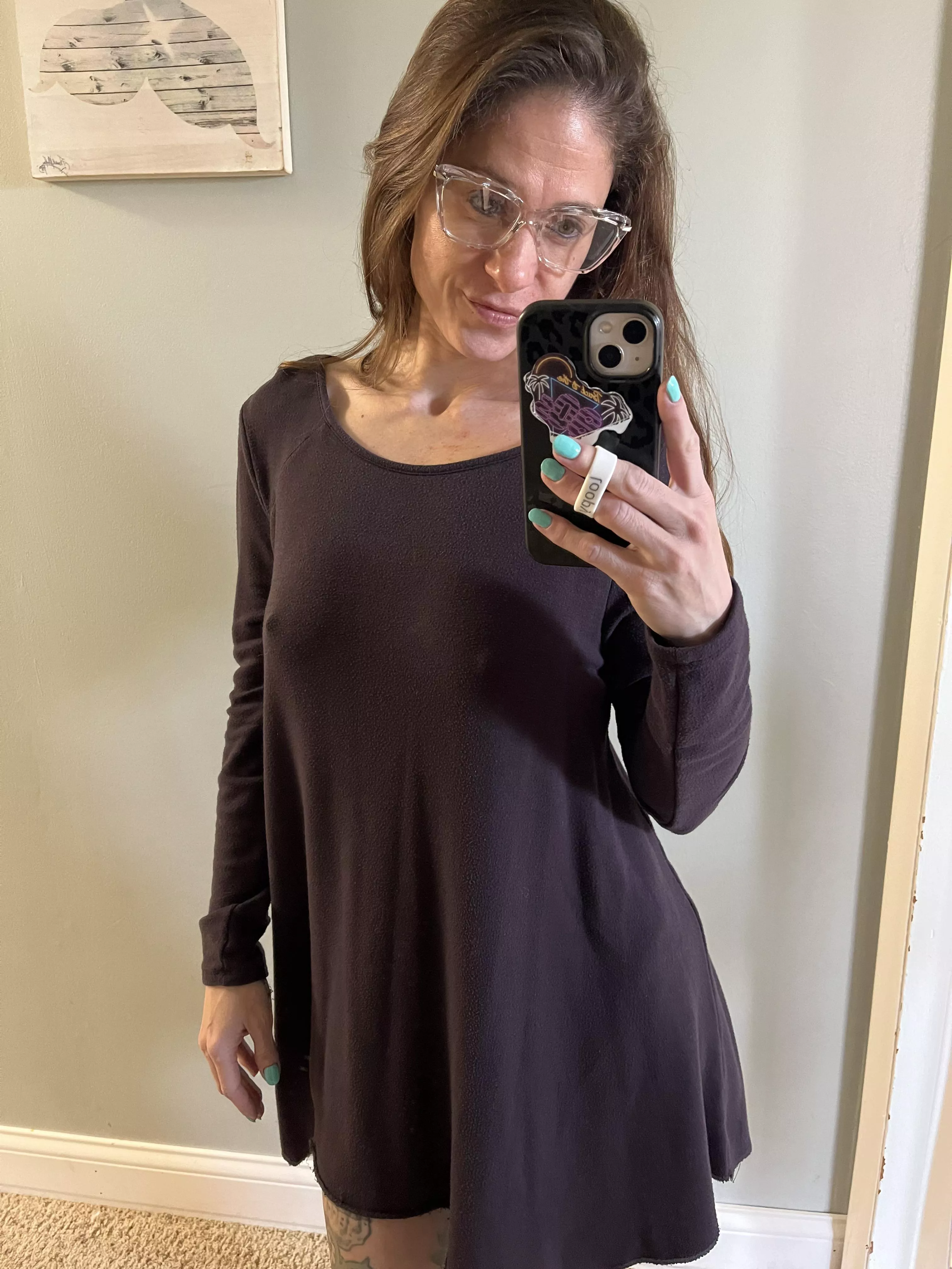 40f, didn’t notice till I took the selfie so I shared it here. posted by that_Libra