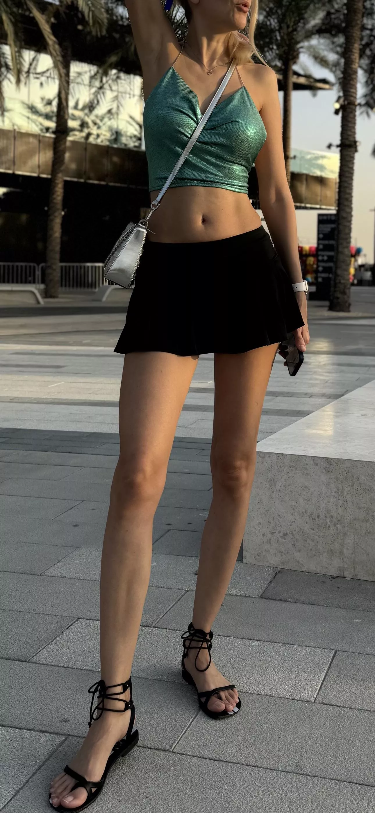Crop top and mini skirt posted by Conscious-Freedom782