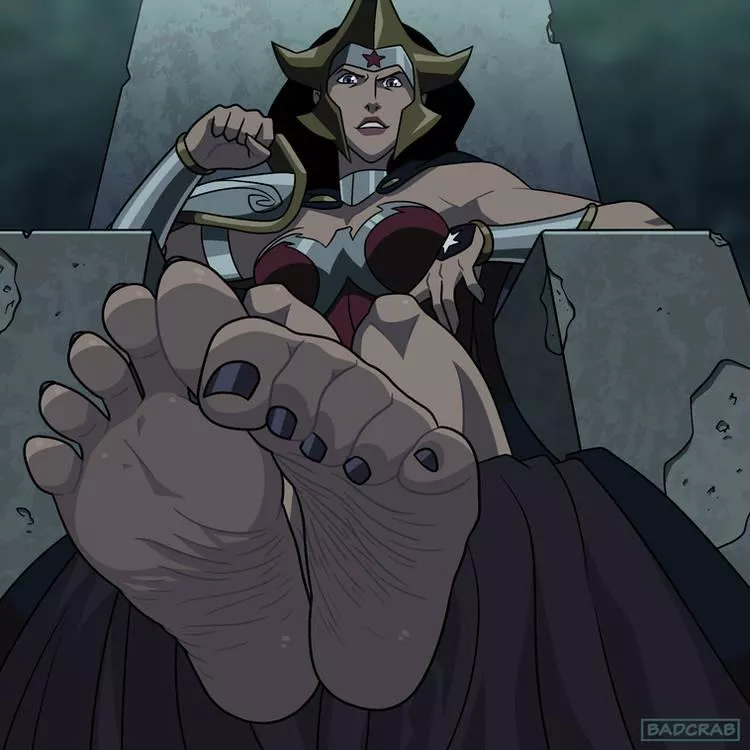 [DC] Wonder Woman goes barefoot in Flashpoint Paradox movie (badcrab) posted by Thunder_God_9