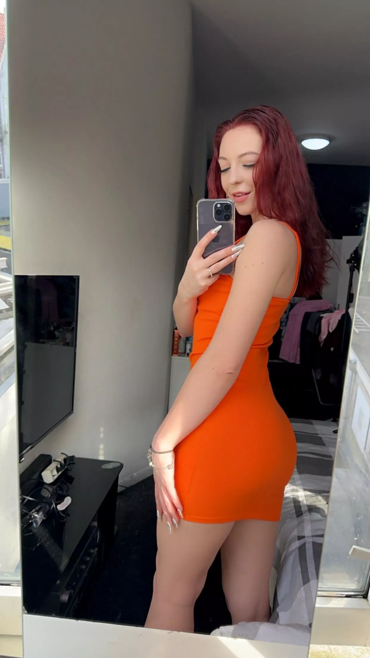 Do you like how this dress hugs my curves and booty? posted by Altononly