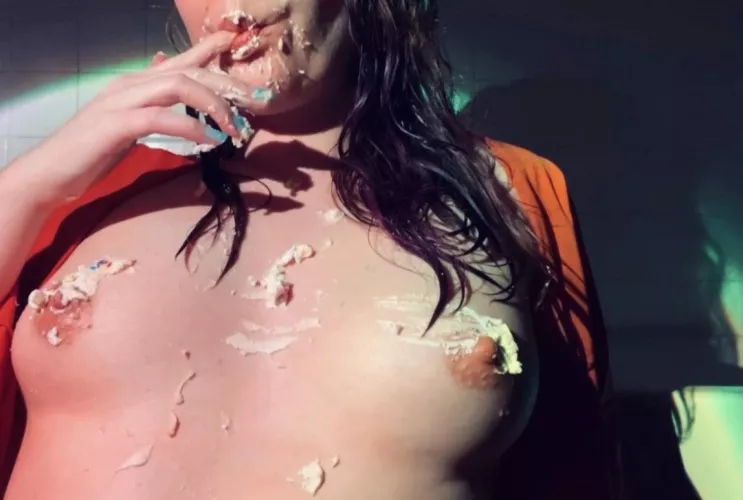 enjoying a cupcake x by artsyelly