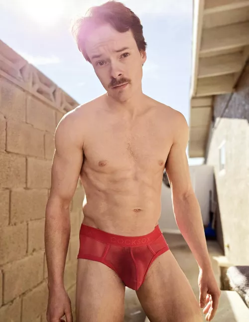 Giving the neighbors a peek of my new Birthday underwear 😋 by a1cowslove