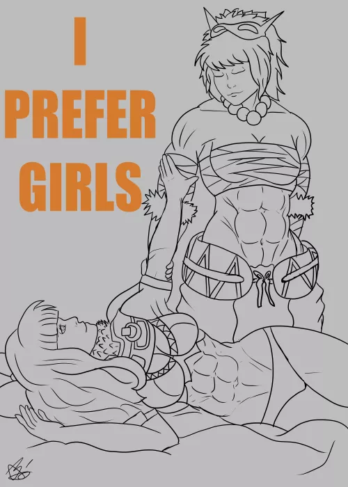 Happy St Valentine Day from Rinkah and Charlotte! (by me @da_art_boxx) by Juggaborizkit