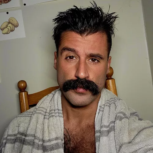 I know mustaches are in right now but is this too much?  by harrisonviz