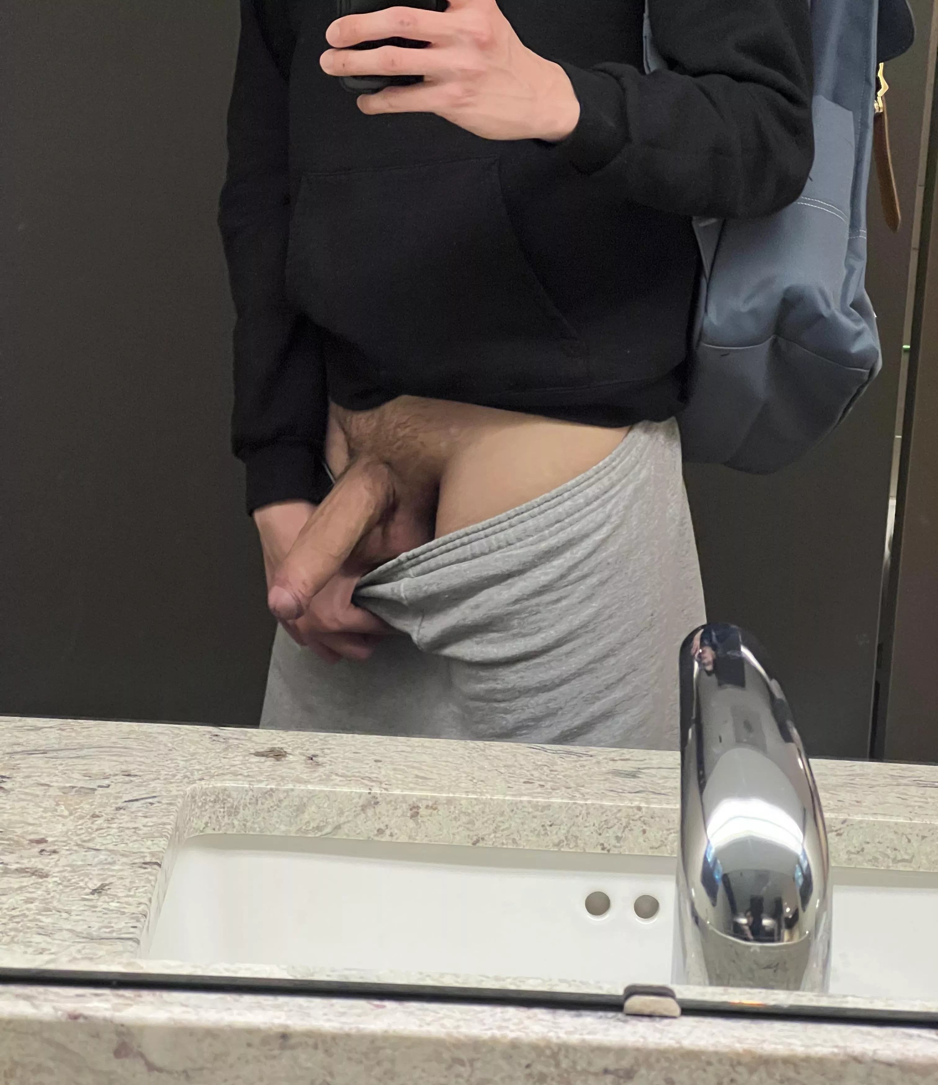 I need to let my cock out in between classes. Would you let me fuck your face? posted by ludovik_big