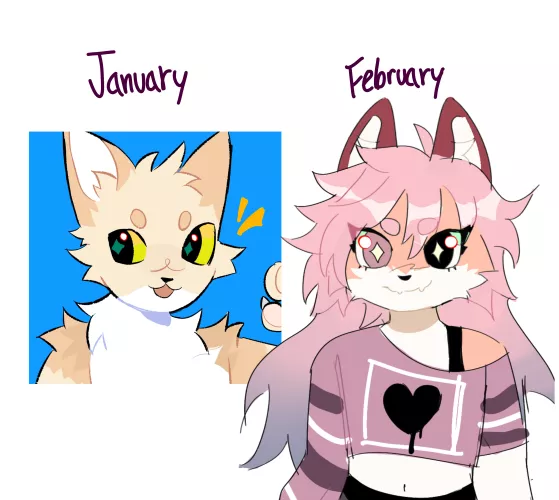 I'm glad I could have improved my style in a month :3 by Kim_orange