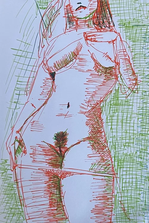 La Vue Parfaite pour ce Dessin, par moi by mafleurbleue