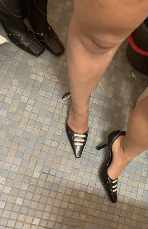 love my legs + the laces on these 😍  by BabyToe003