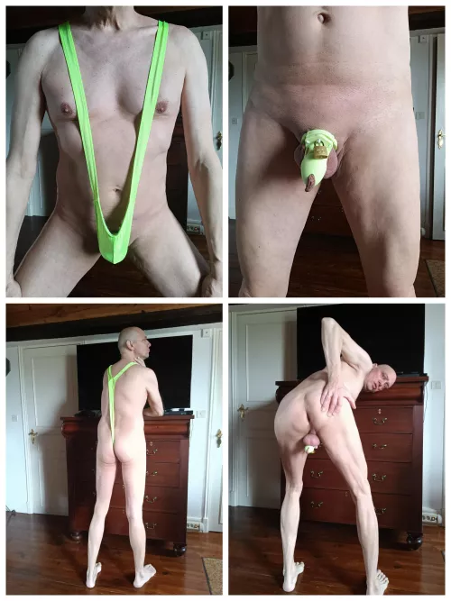 #Male #Chastity doesn't have to be black or metal. The color you see, is the color you get. The difference between looking good and looking great. Be unforgettable! by Bearapoilone