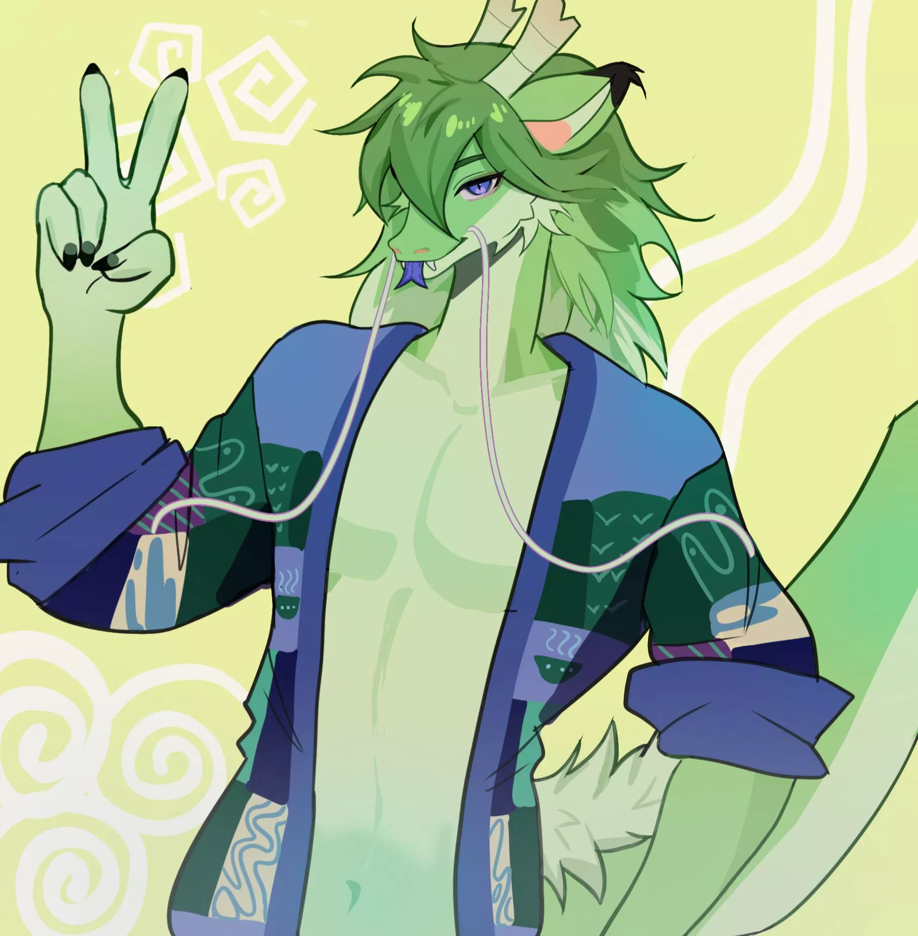 Noodles 🐉 - by me, desing belongs to heartofsenso on twitter posted by Iamrocam