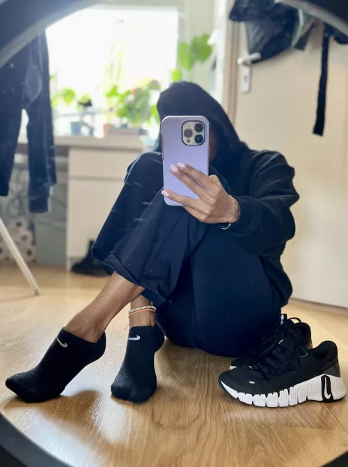 Post run Nike socks 😈 by isa_stillsinning