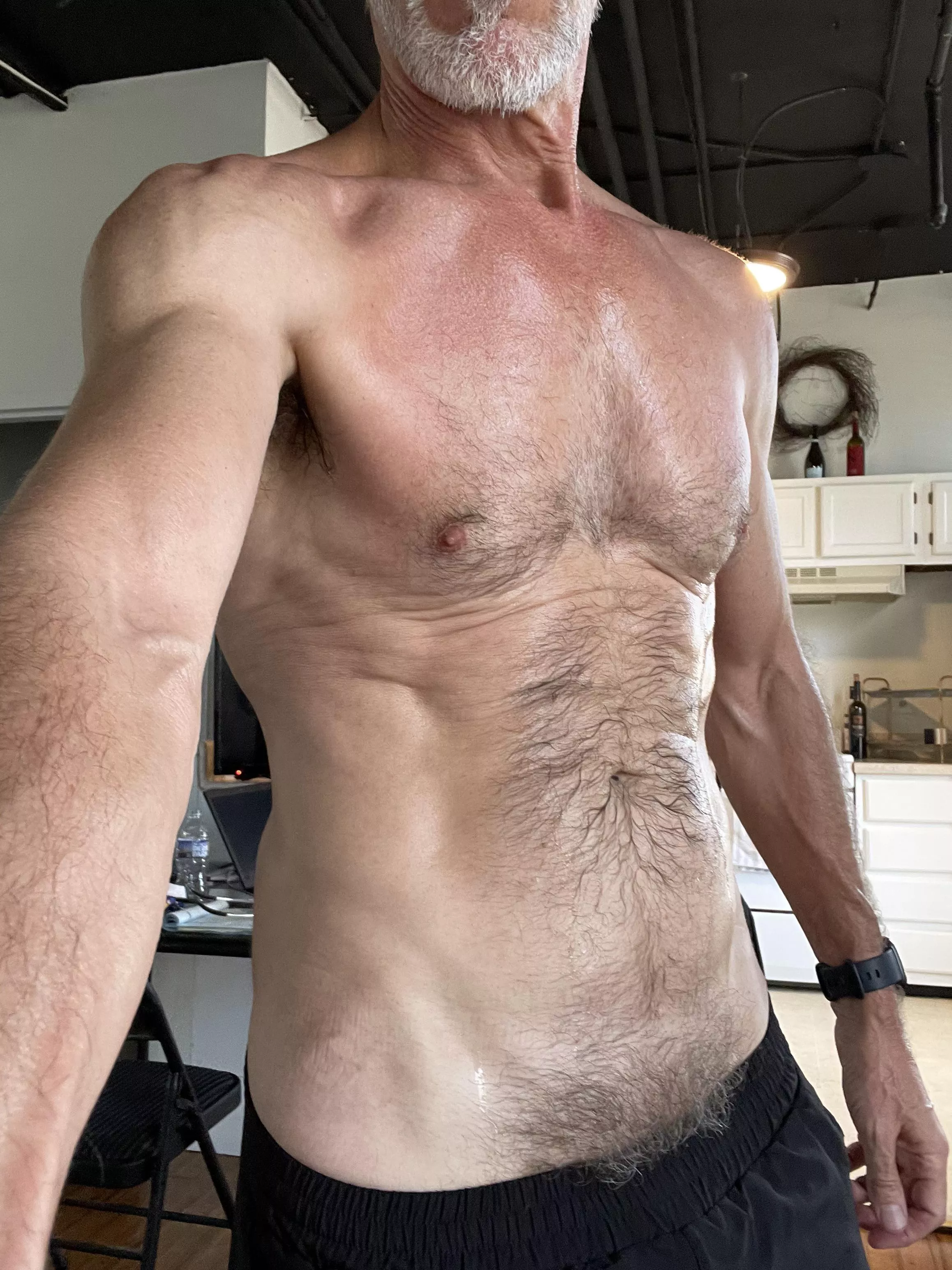 Staying fit at 60-post run sweat! posted by RunningguySC