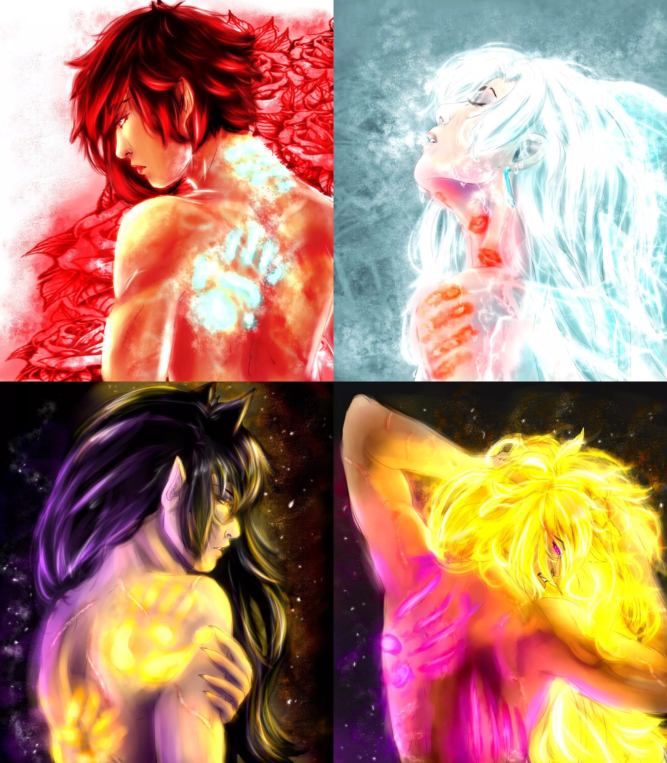 Team RWBY and their BONDS by jen-iii posted by ClaireDacloush