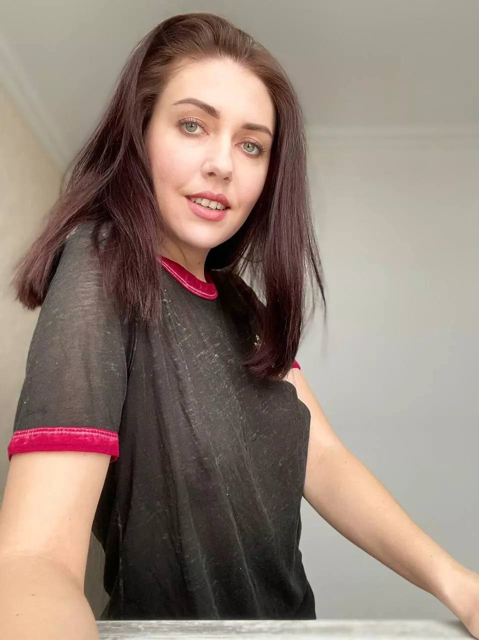 T-shirt with no bra, worn so lightly posted by megan_vik