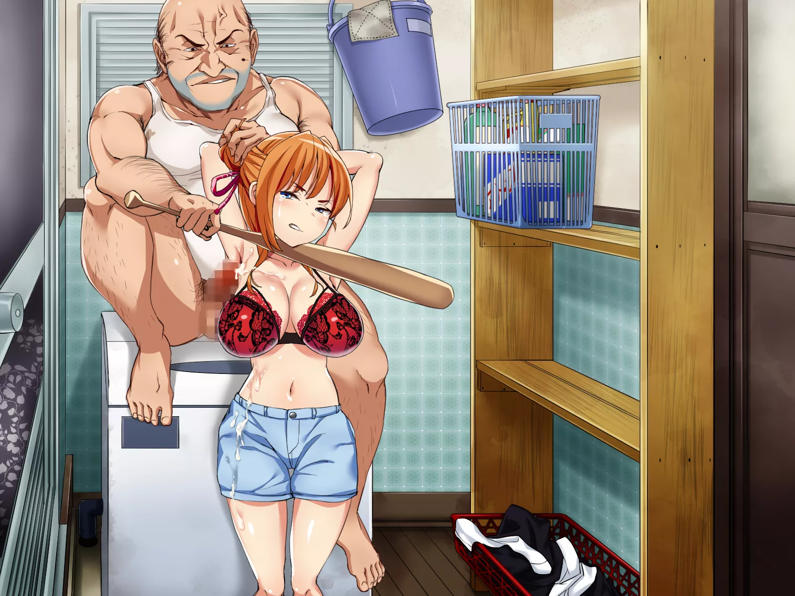 Your girlfriend wanted to complain to the neighbor about the noise they were making upstairs, but he made her undress for him instead posted by zilkinator12