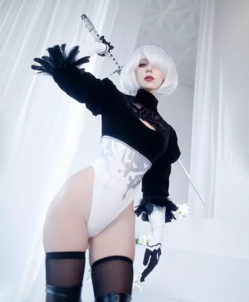 2B cosplay by mizuki_tyan by mizuki_tyan