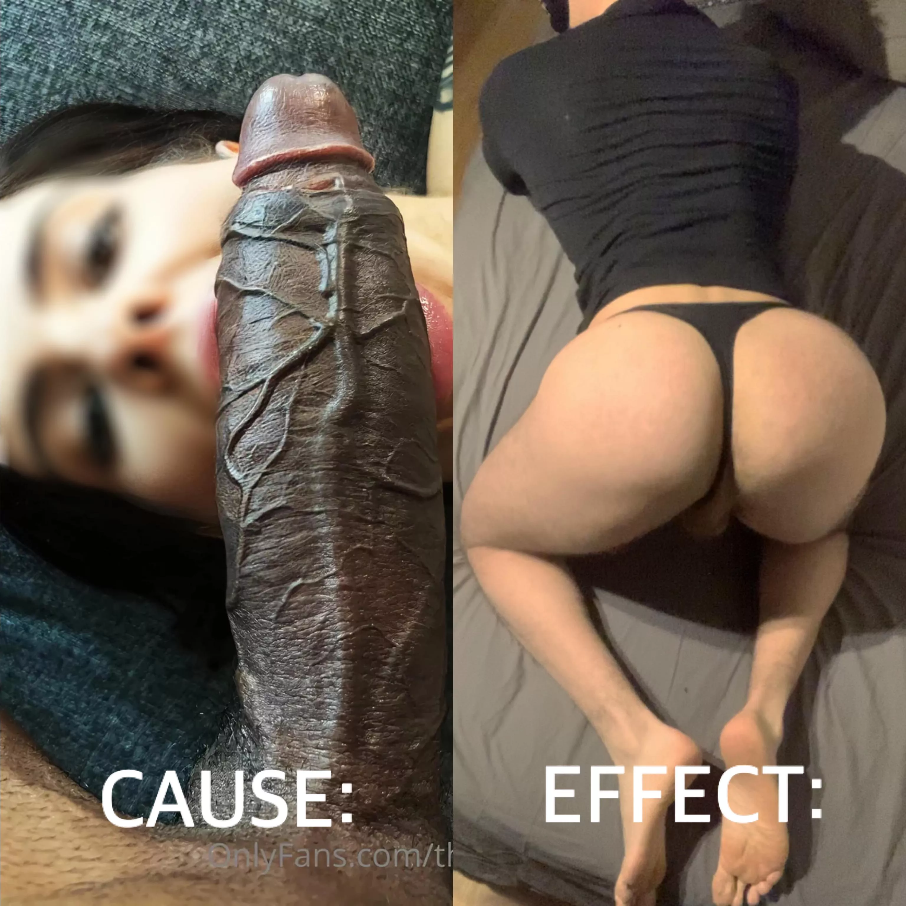 Cause and effect ♠️ posted by Pawg-Faith