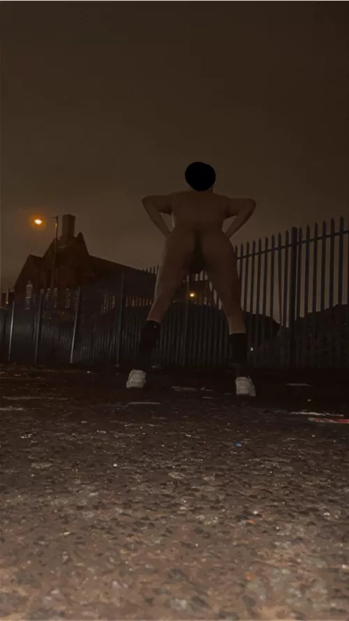 completely naked in public as cars drive past by dannyh00s