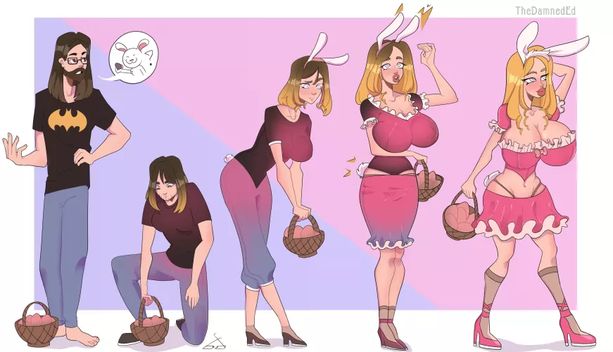 Easter Bimbofication (by thedamned) by santa_greg586
