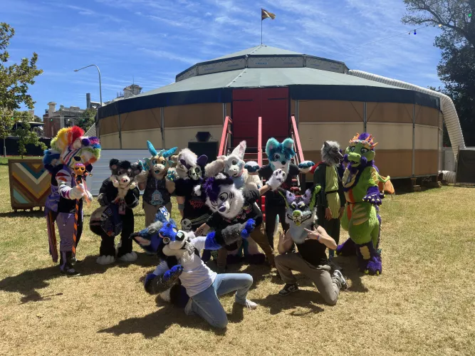 From a meet today! (I’m kneeling, black tank top, brown pants) by AreAKarmaWhore