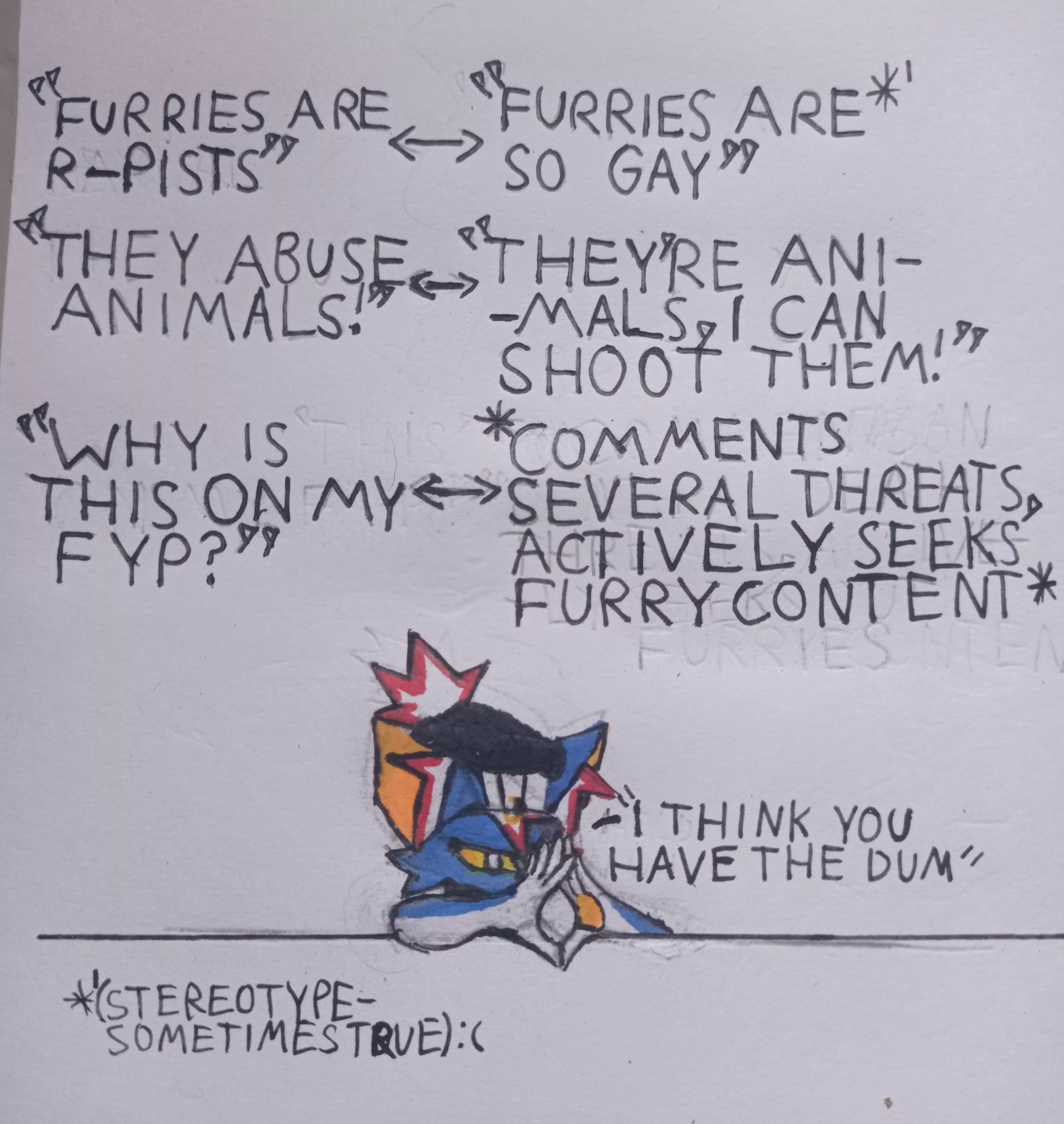 Hater Hypocrisy posted by HungerforAmygdala