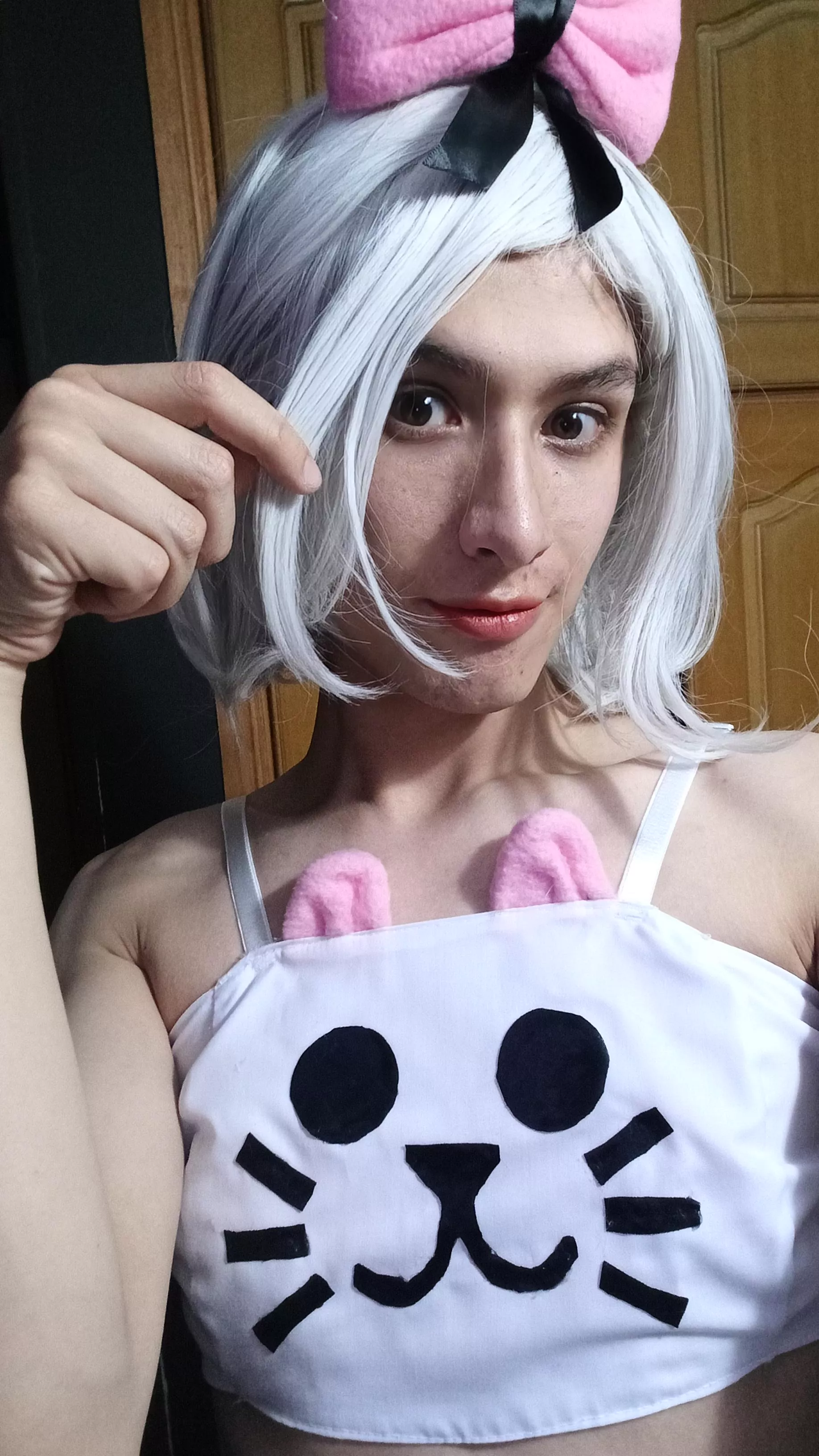 I feel cute with this new garment 😊😊😊 posted by Wendolin12