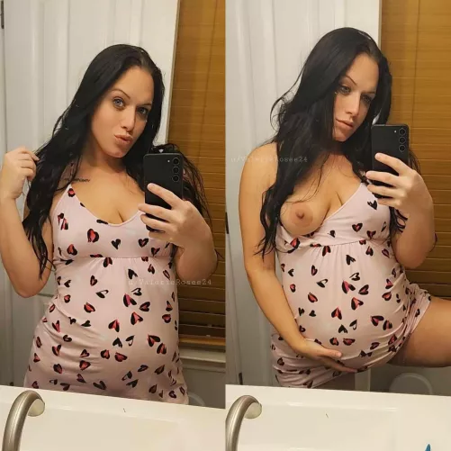 I'll be your pregnant cumslut (; by valerierosee24