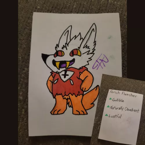 I've been making my OCs into Cult of the Lamb cultists. by fenchfletcher