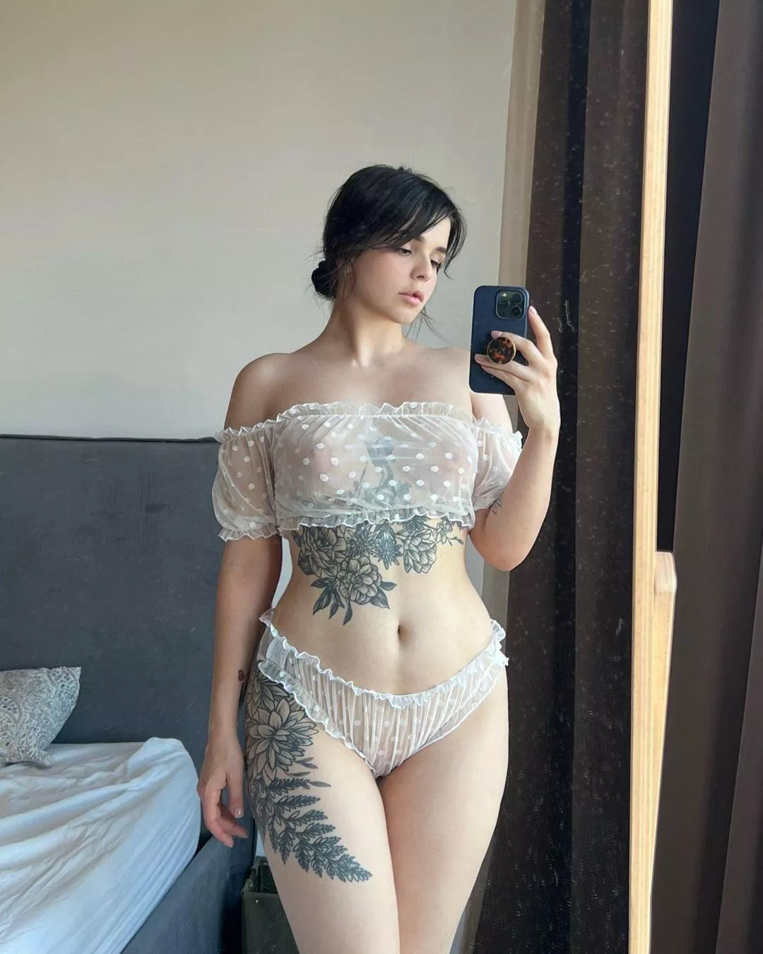 Just a cute selfie with some cleavage posted by Charlie_Lewis_