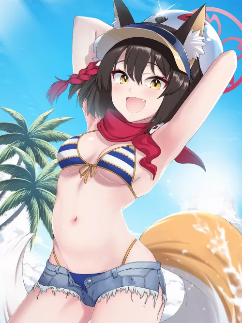 Kuda Izuna (mku_48) [Blue Archive] by TheRoySez