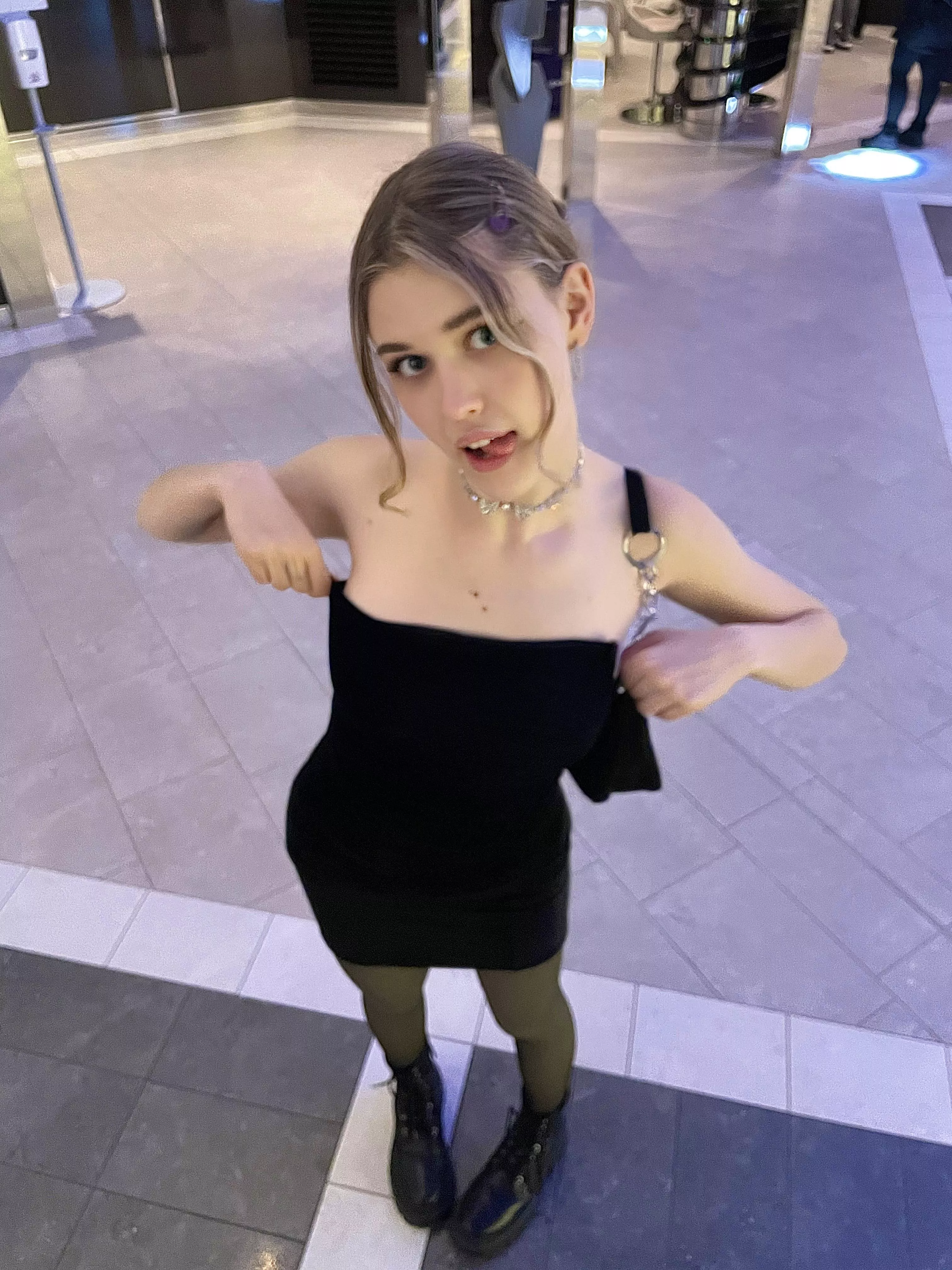 Me and my black dress posted by Saige_Anne