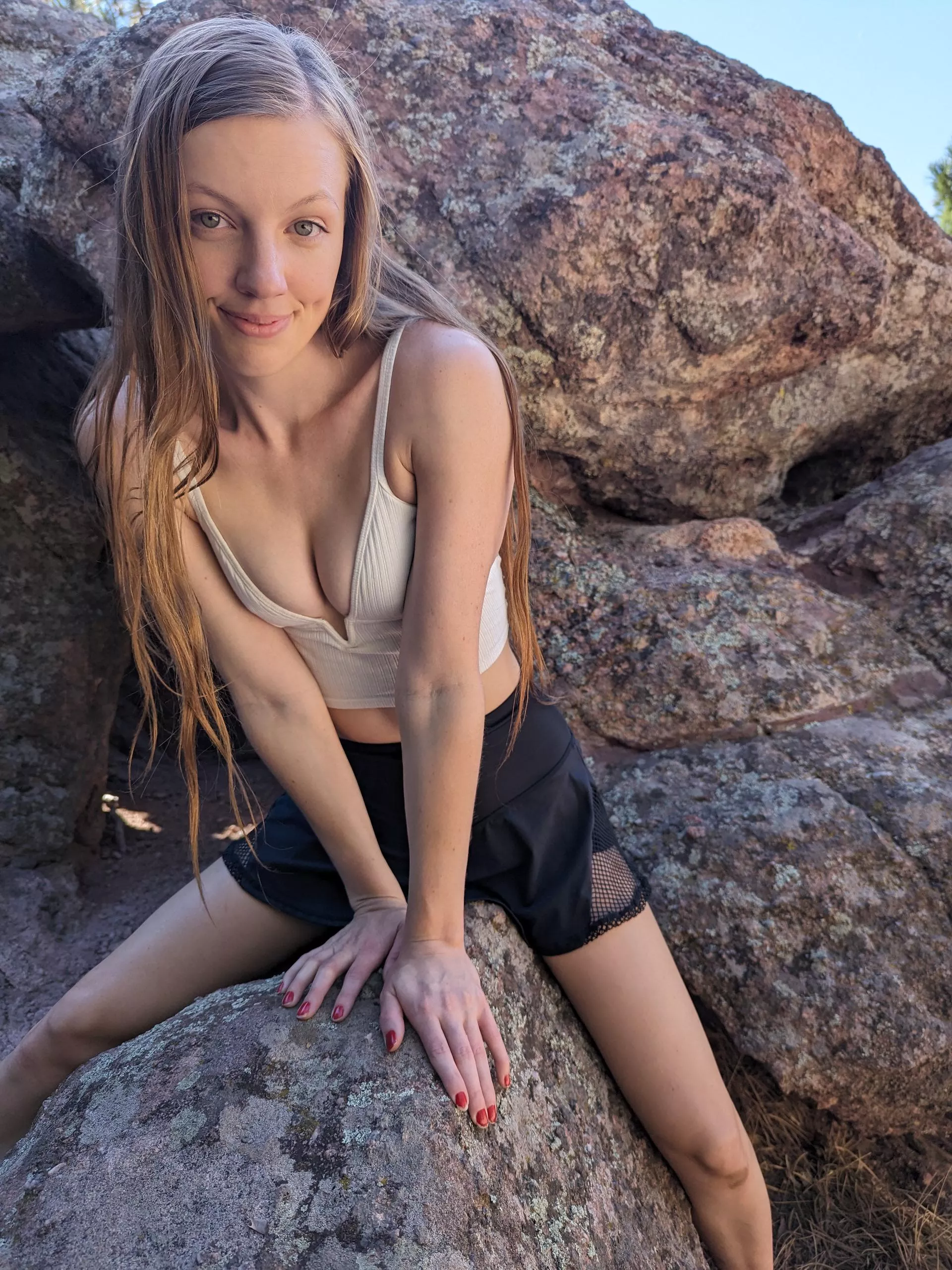 My eyes are up here ;) posted by dizzydaily