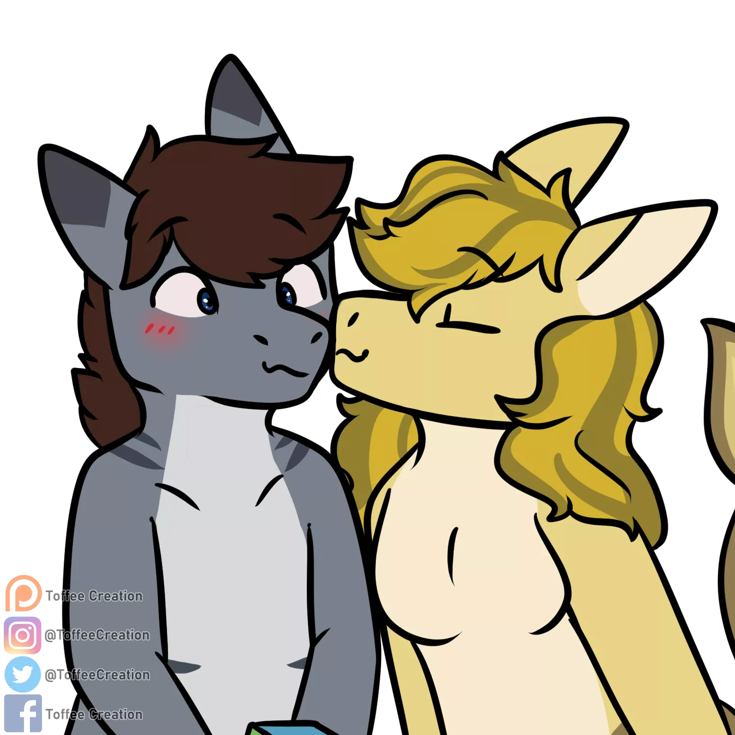 Sharks in Love (Commissioned Art) posted by ToffeeCreation