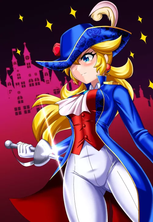 Swordfighter Peach by LafterMastr