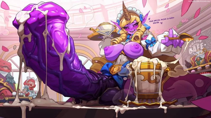 With a cock that big, we should be the ones serving her  by Ginger_Nut69