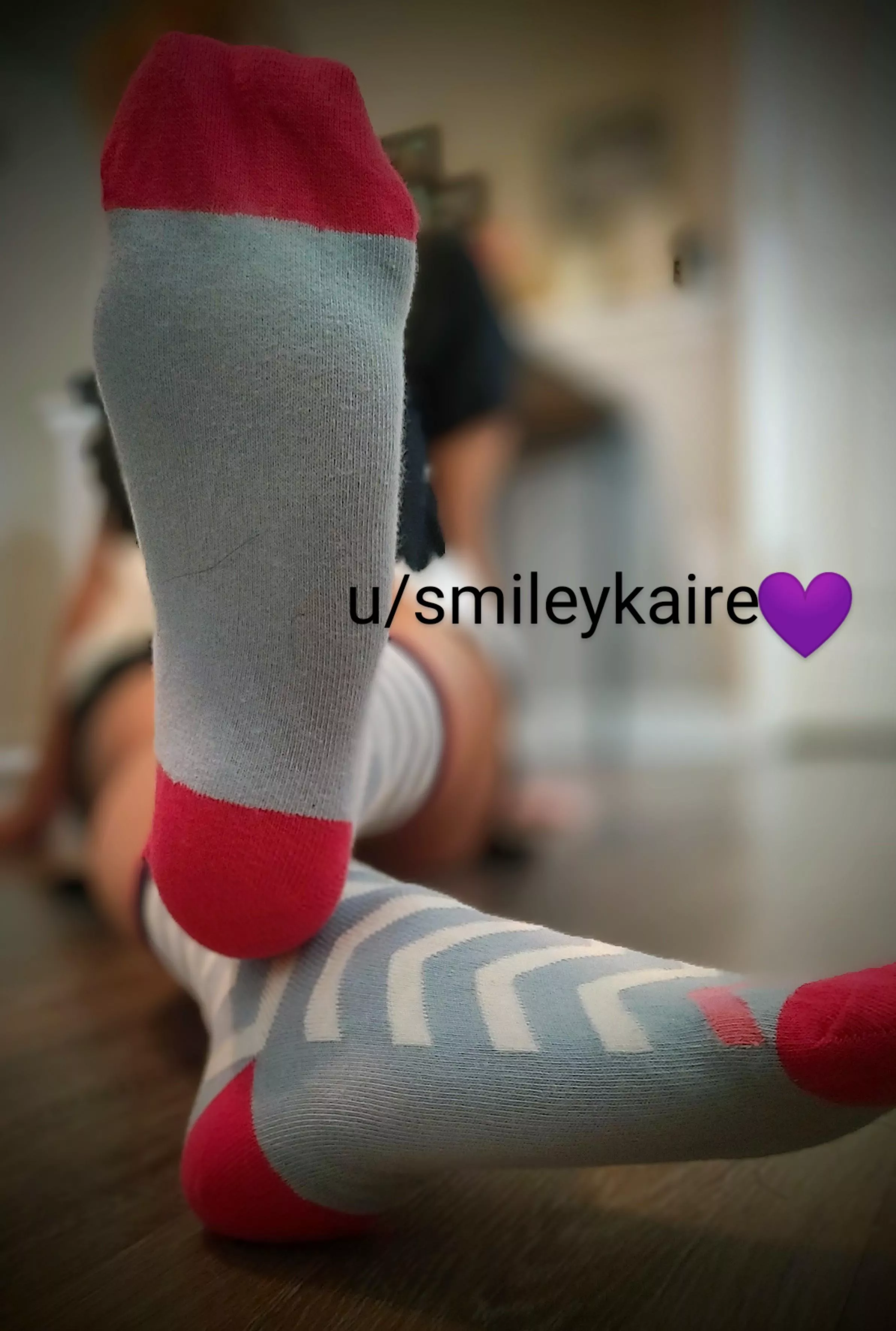 Any of you sinners want to smell my socks a[f]ter church today? 😇 (oc) posted by smileykaire