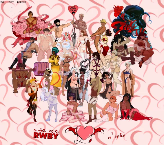 enanblw gathered together 10 RWBY fanartists for a group collab HeartsNSpice project. the artists will be included in the source link. by ClaireDacloush