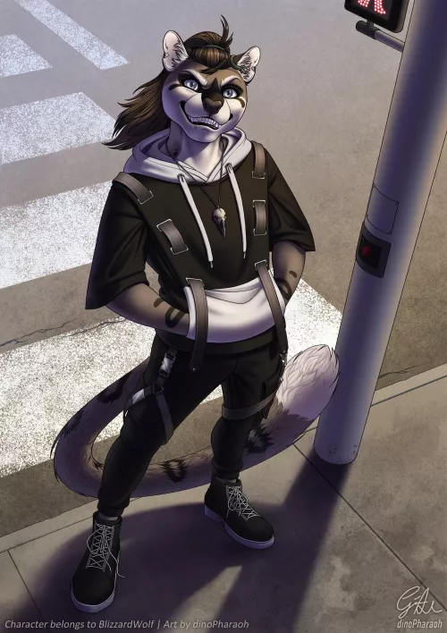 First furry comm after a long time! Had a blast working on this one! c: by dinopharaoh