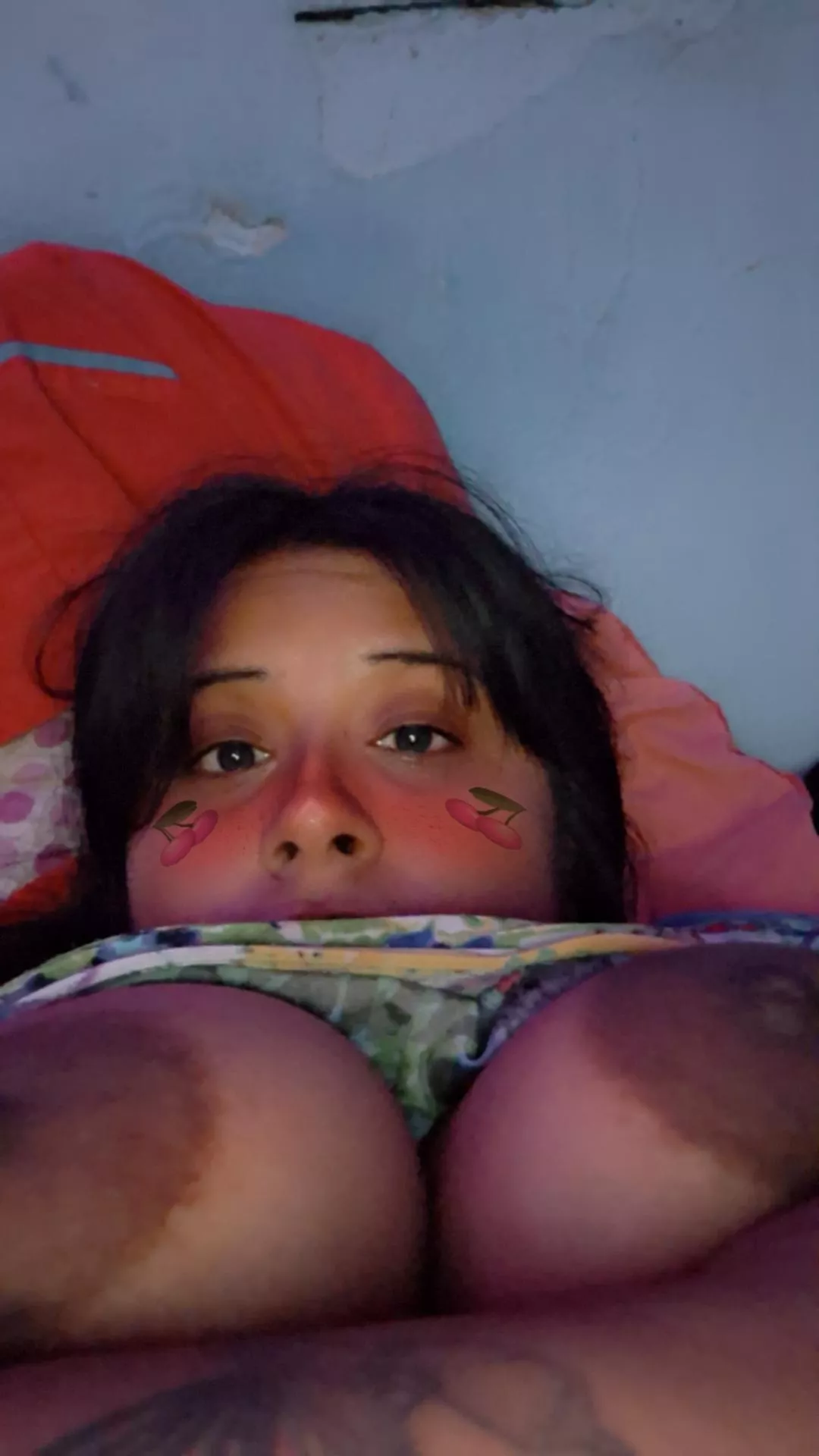 Hidden behind my tits  posted by GhoustlyQueen