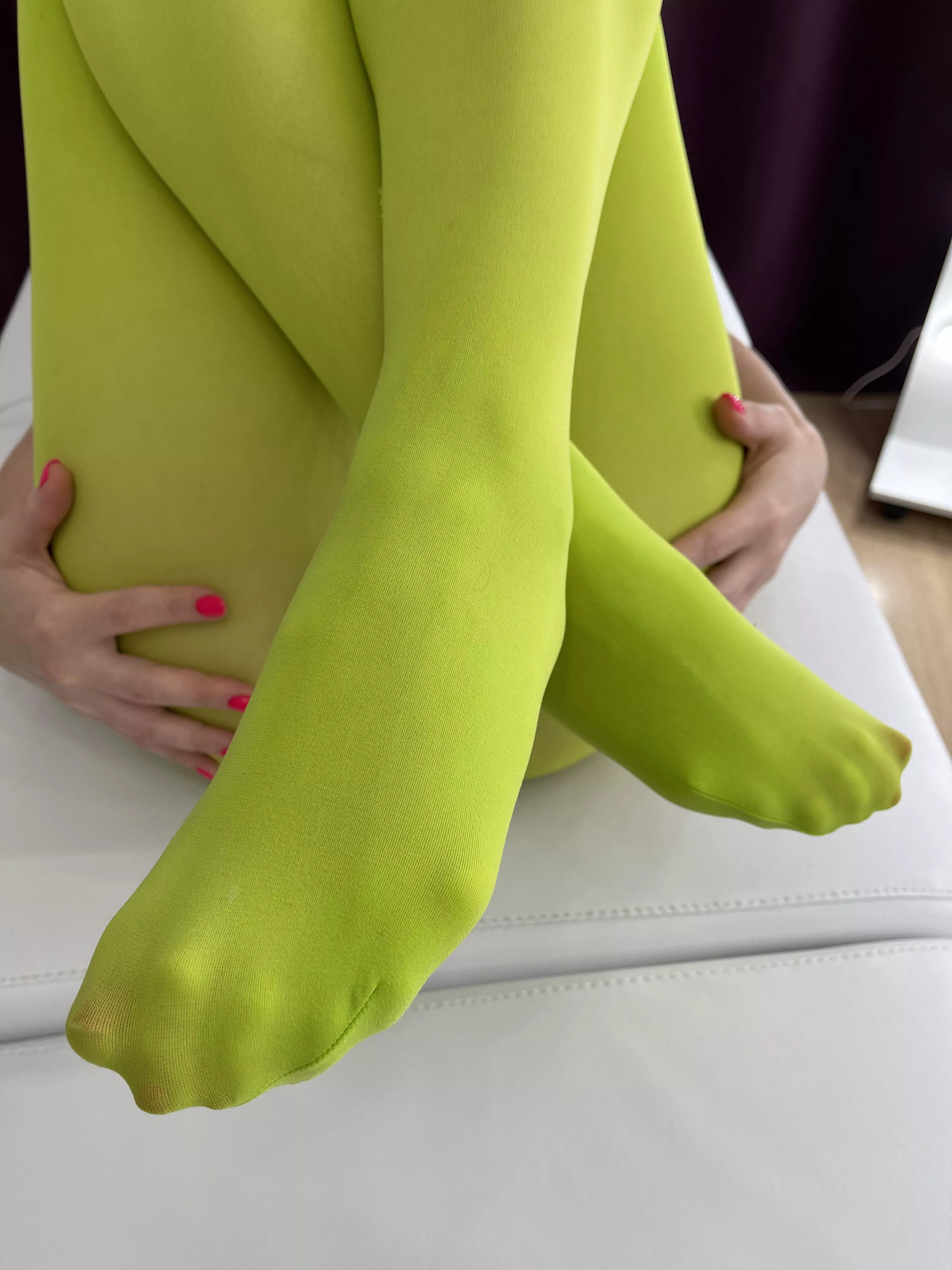 I would hardly wear these pantyhose to work, but I think they are really cute posted by SugarNadya_forever