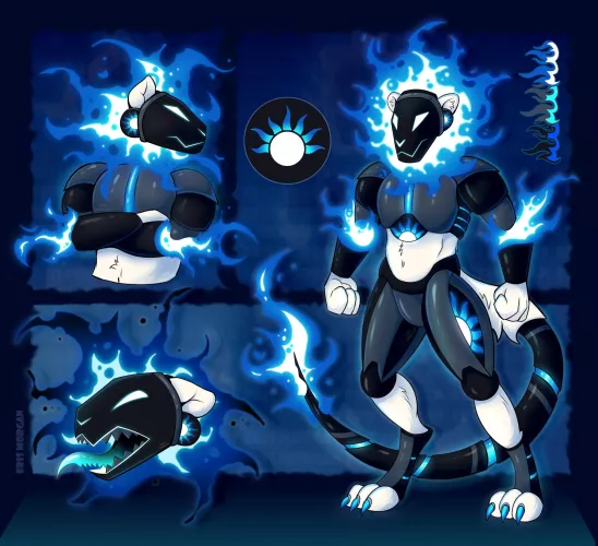 Lion Protogen ( Adopt by me) - Auction link in comments by Eris_Morgan