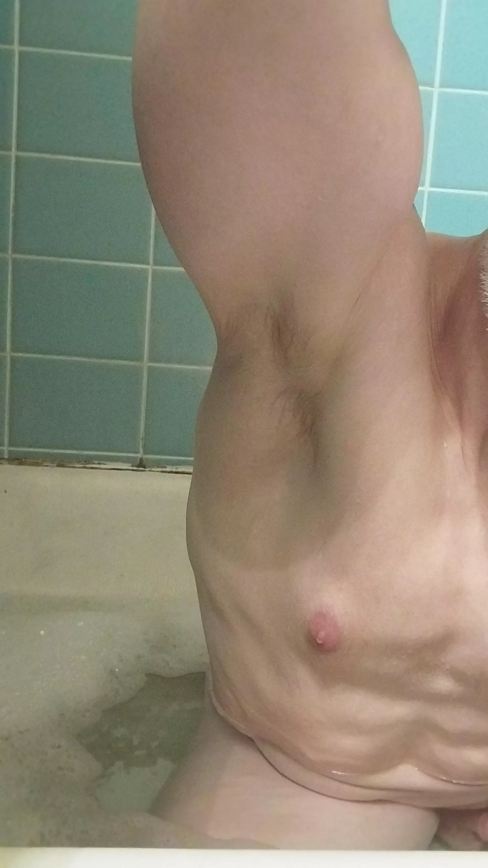 Little time in the bath. posted by husculargay