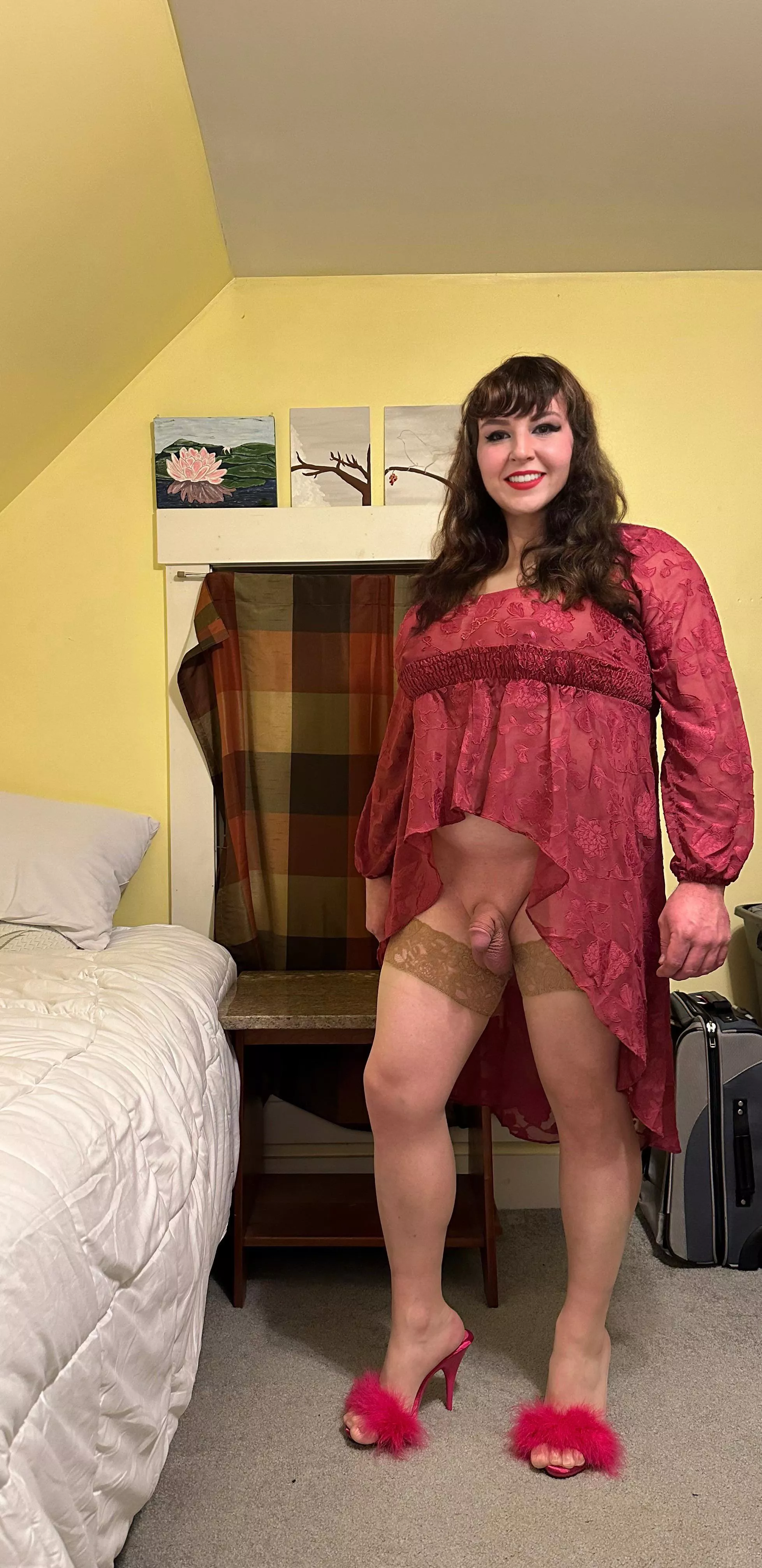 My clitty can stay so small sometimes… posted by sissycassie710