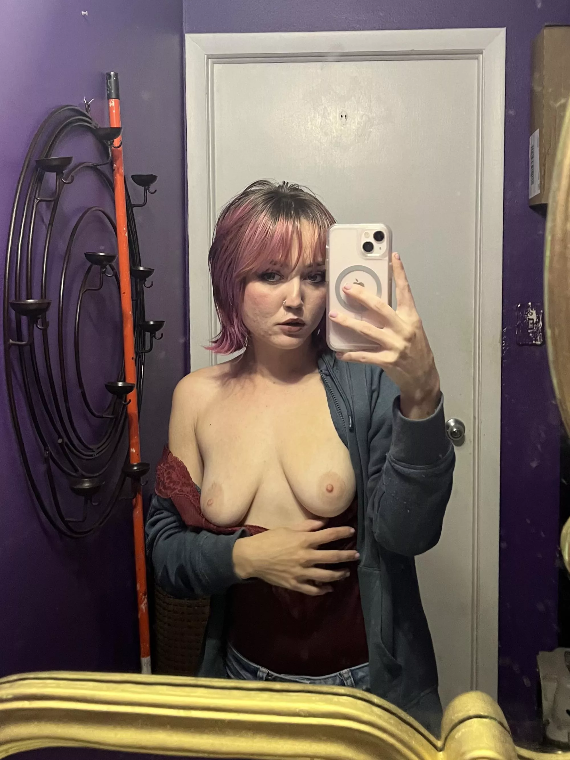 sneak off to the bathroom for a quickie? posted by stonersprite