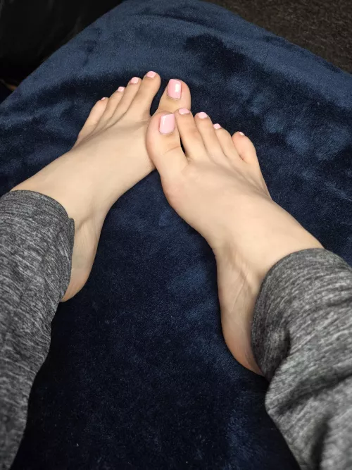 What color should my next pedicure be? 🤭 by barefootbun3