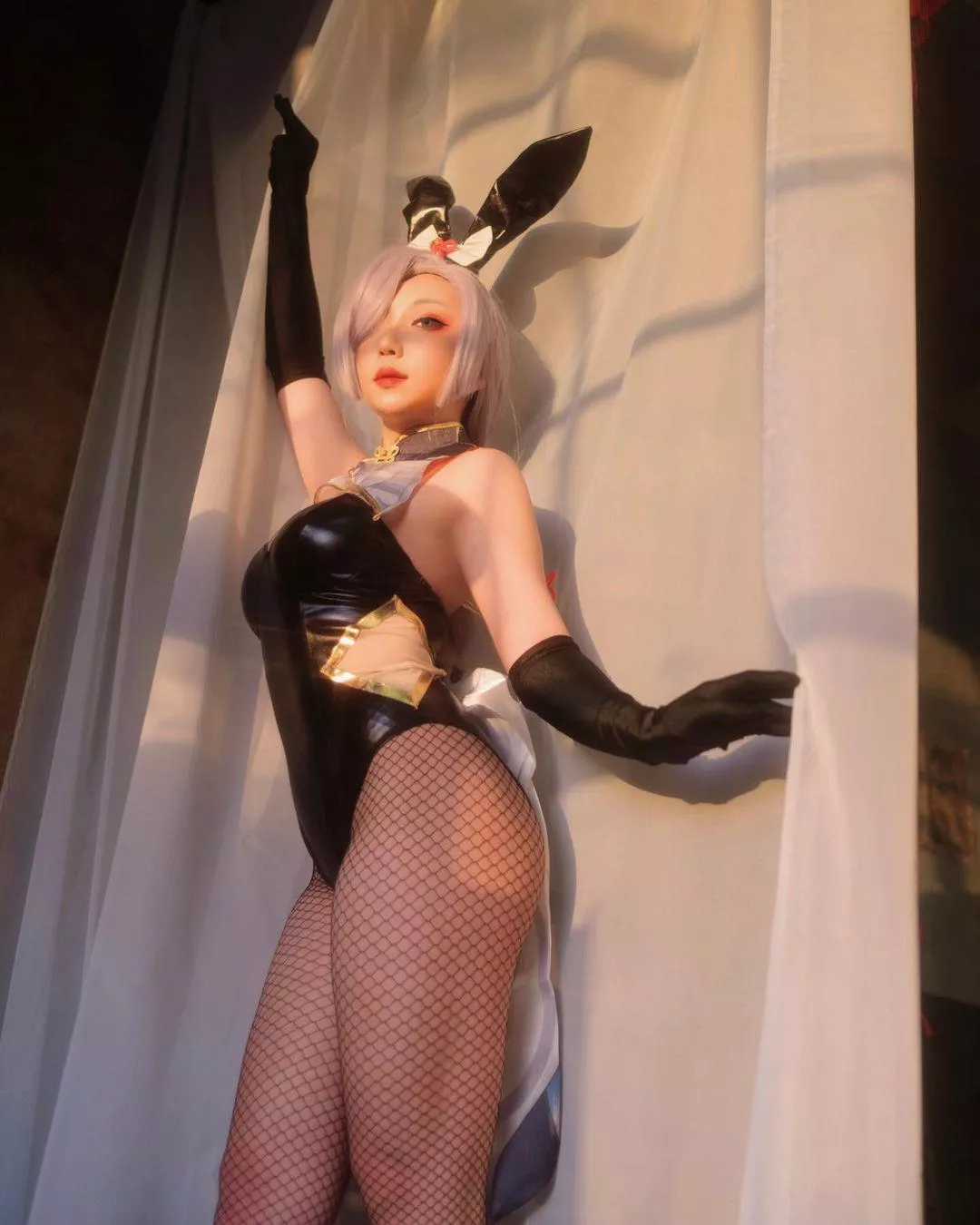 Bunny Girl Shenhe (Xin) [Genshin Impact] posted by _l1mitedxin