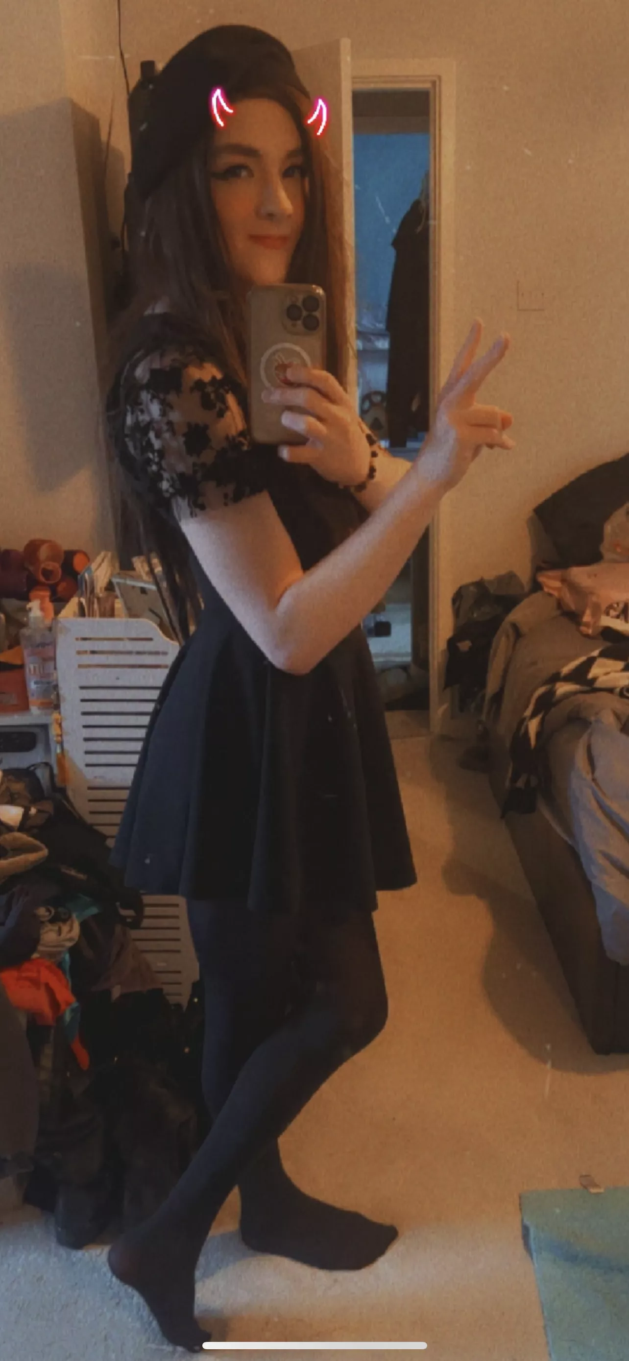 Filters making me feel cute :) posted by Relevant_Band_1992